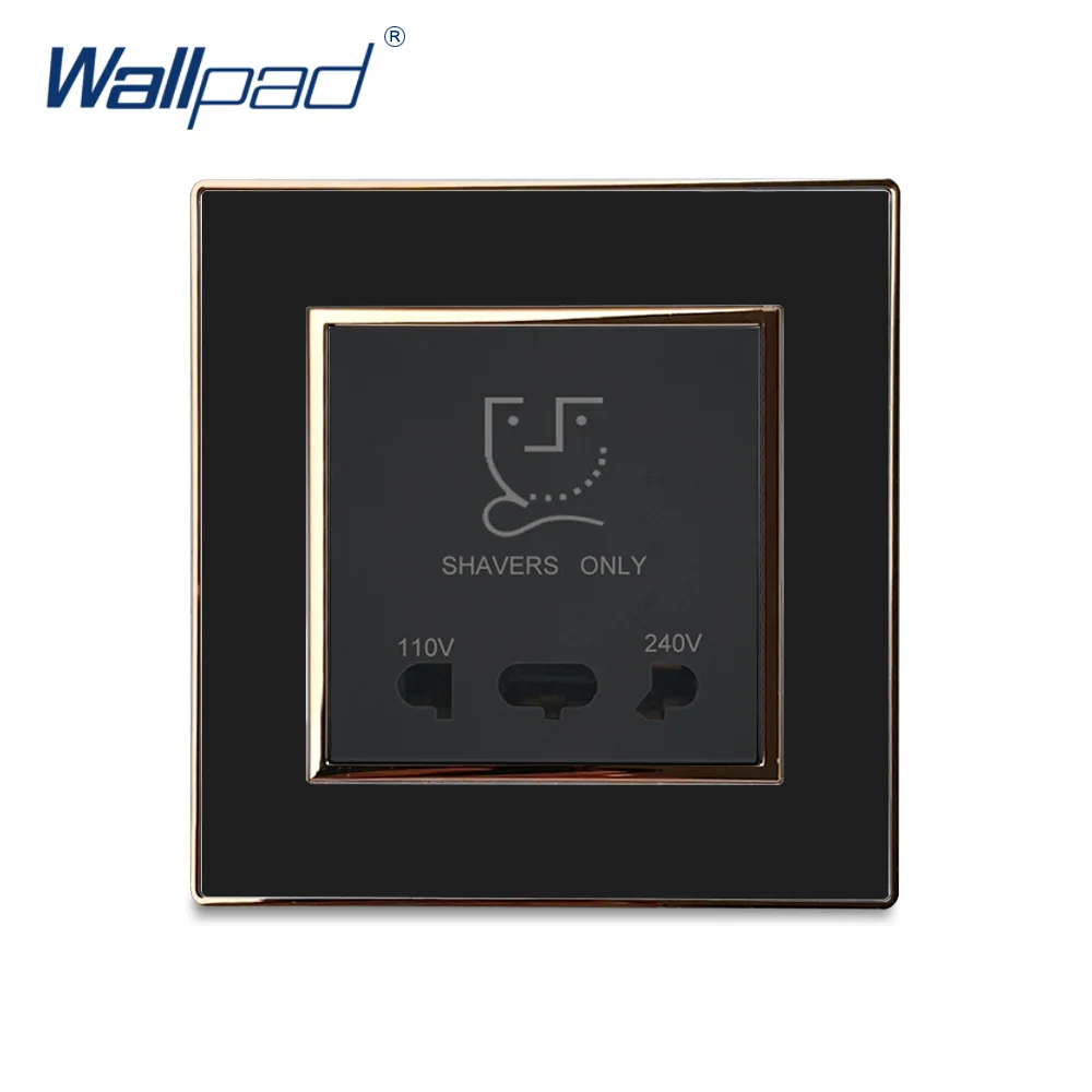 Бритва розетка бритва с бородой Wallpad Роскошная настенная электрическая Зеркало