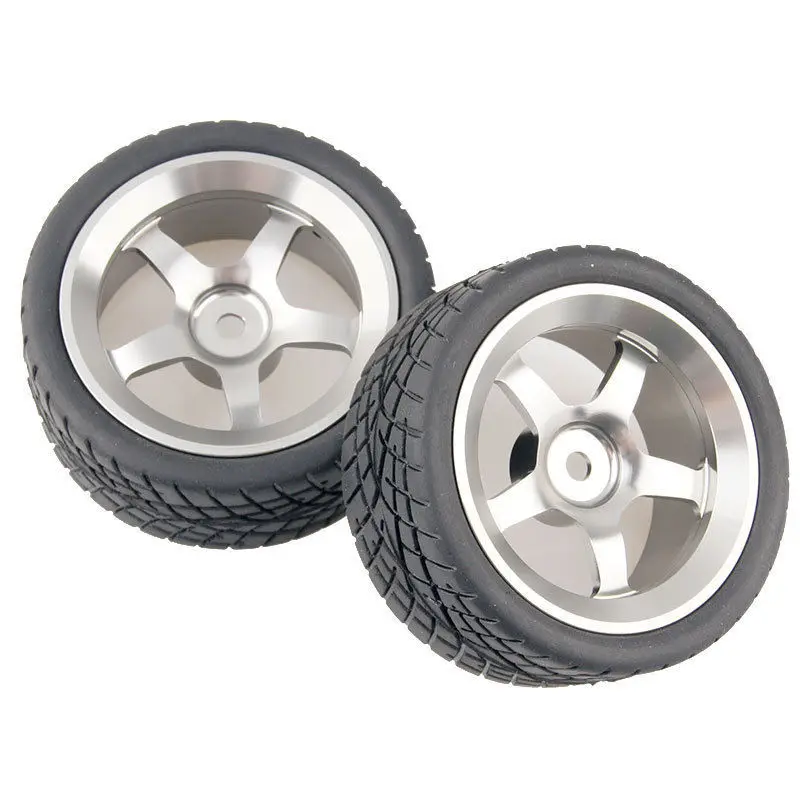 Серая алюминиевая резиновая шина RC 105 для HSP HPI 1:10 внедорожника|Детали и