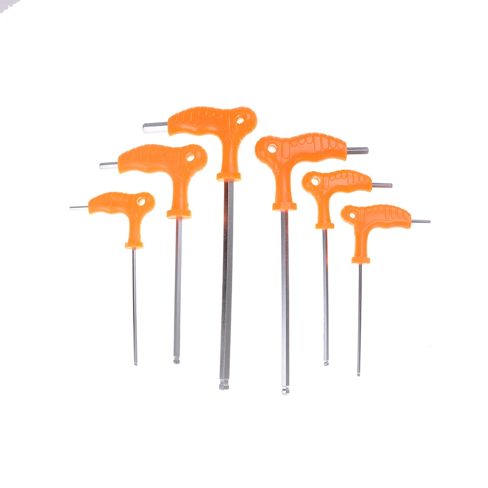 T тип костыль Аллен шестигранный гаечный ключ ремонтный набор инструментов с