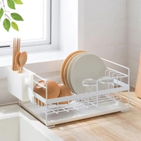 40 hot sales tableware drain box drying rack stand plate tableware bowl shelf basket kitchen tool