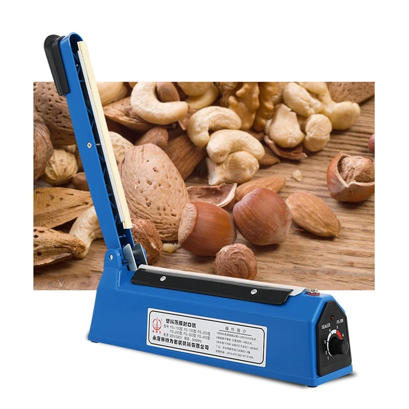 220 В 8 дюймов ИМПУЛЬСНЫЙ ГЕРМЕТИК термоуплотнительная машина для кухни вакуумный