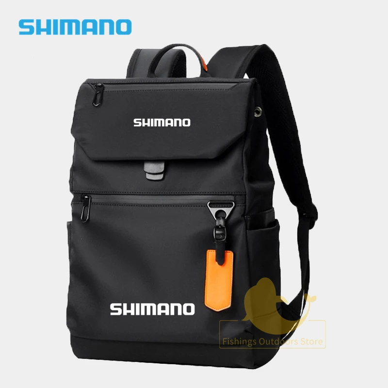 

Shimano Backpack 2021 New Computer Outdoor Fishing Backpack Men's Nylon Waterproof Casual Business Office Commuter Fishing Bag