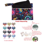 Влажная сумка, многофункциональная, с многоразовой подкладкой для трусиков, водонепроницаемая ткань, салфетка для путешествий и офиса