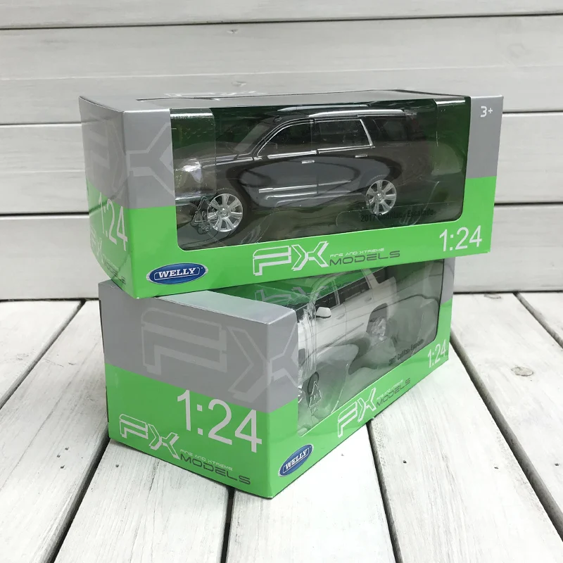 Welly 1:24 Cadillac Escalade 2017 внедорожник автомобиль литой дисплей металлическая модель