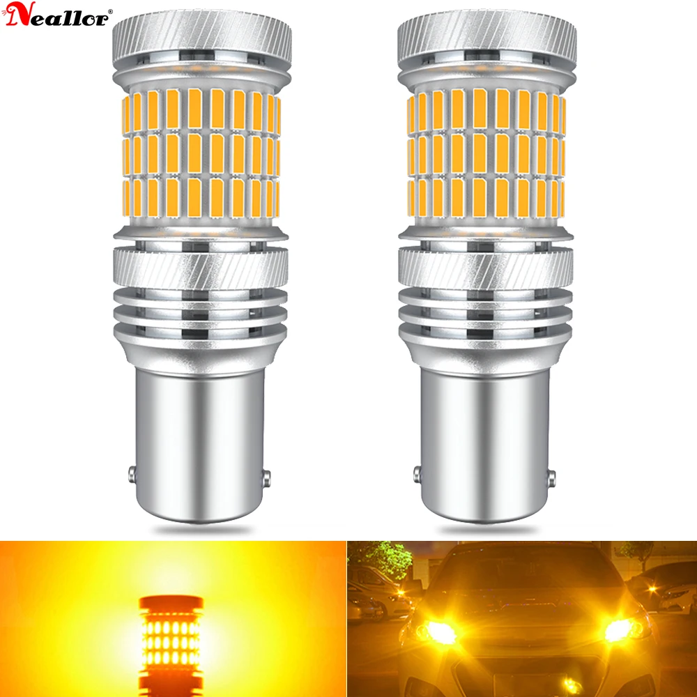 

2PCS 7507 1156 P21W 7506 BA15S T20 T25 Super Bright LED Car Tail Brake Bulb Turn Signals Auto Reverse Lamp Daytime Running Light