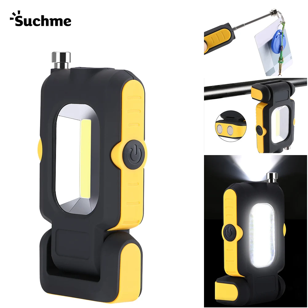 Ночной рыболовный фонарик с магнитом удобный мини портативный фонарь для