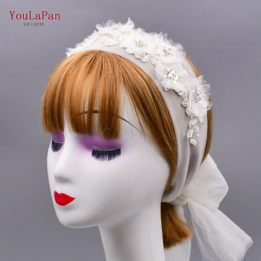 

YouLaPan WS249 винтажные Свадебные повязки ручной работы Цветочные свадебные головные уборы женские головные уборы на заказ корейские свадебные ...