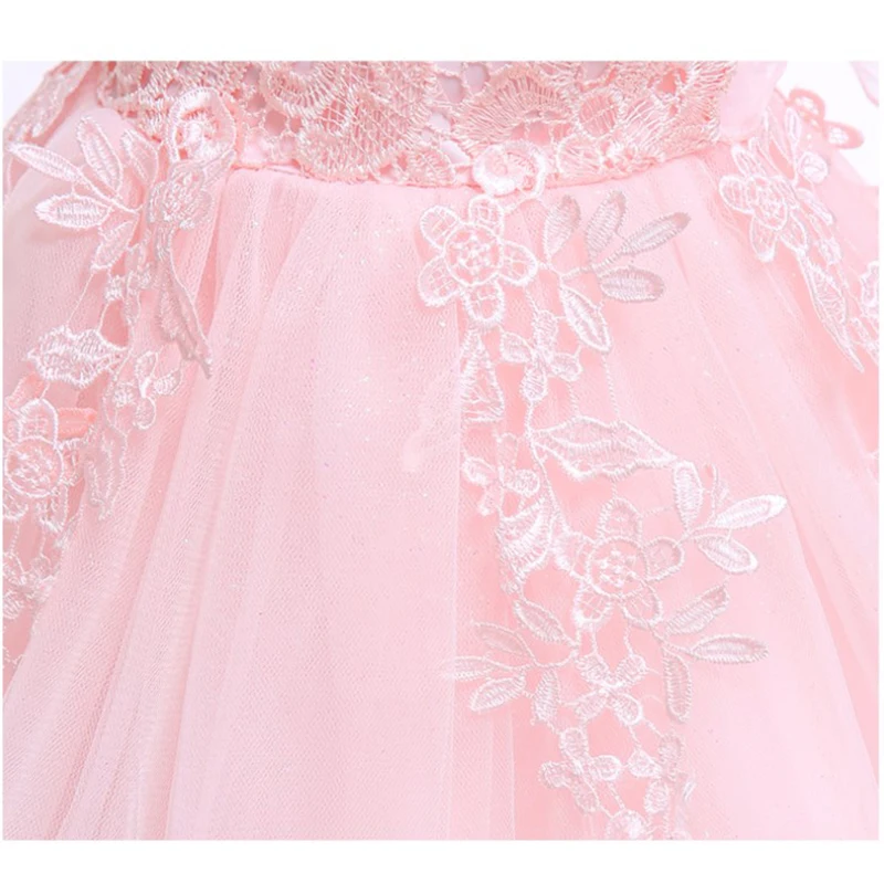 

2020 fashion baby girl 1st birthday party costume embroidered ballet dress baby toddler flower dress 0-2 years old clothing