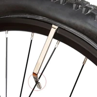 3pcs bicycle tyre opener metal spoon spoke hook design stainless steel mountain bike tire lever withdrawal tool bicycle tyre ope