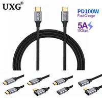 3m 2m 1m 100w usb c to usb type c cable pd fast charger cord usb c 5a type c cable for vr xiaomi poco x3 m3 samsung vr mac ipad