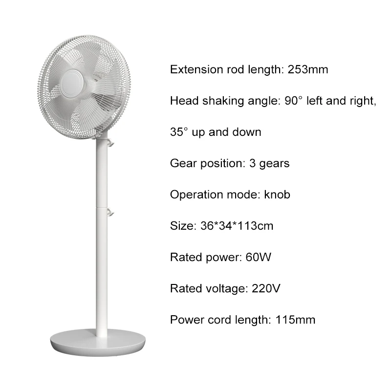 

Floor Fan Household Electric Fan Table Floor Fan Living Room Fan Multi-blade Circulating Fan Use In The Room Sunner Baby