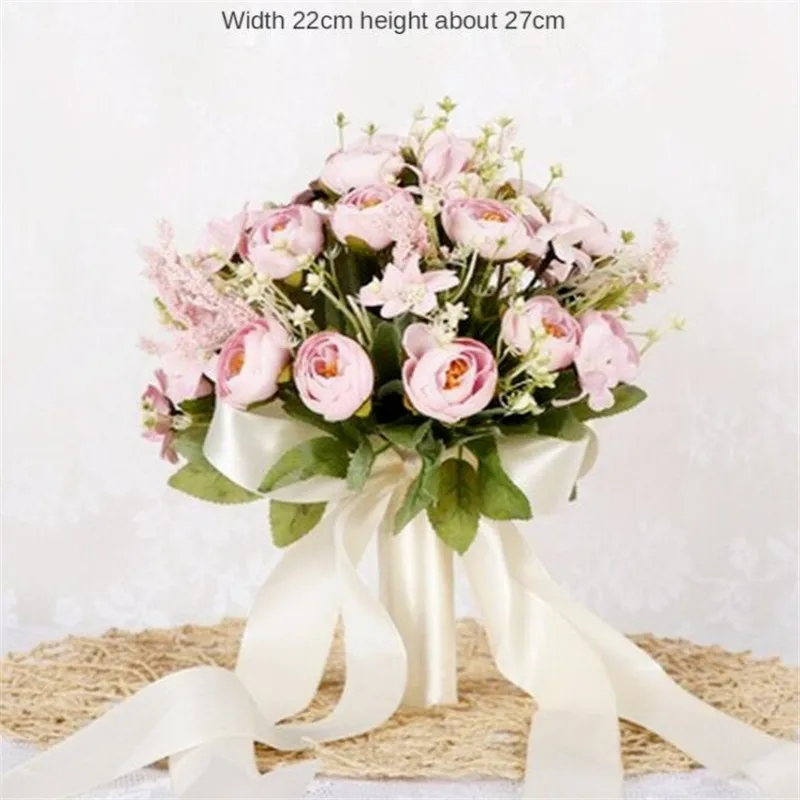 

Свадебный букет Свадебные розовые цветы Свадебные букеты ручной работы