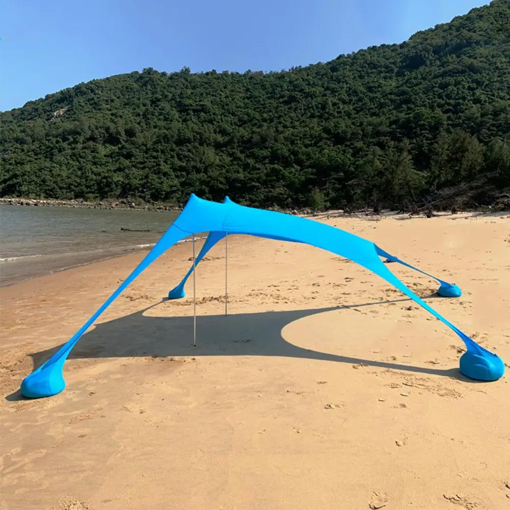 

Beach Tent Sun Shade Set Quality Lycra Fabric Sunscreen Outdoor Tent Anti-UV Camping Portable Outdoor Sun Shading Awning