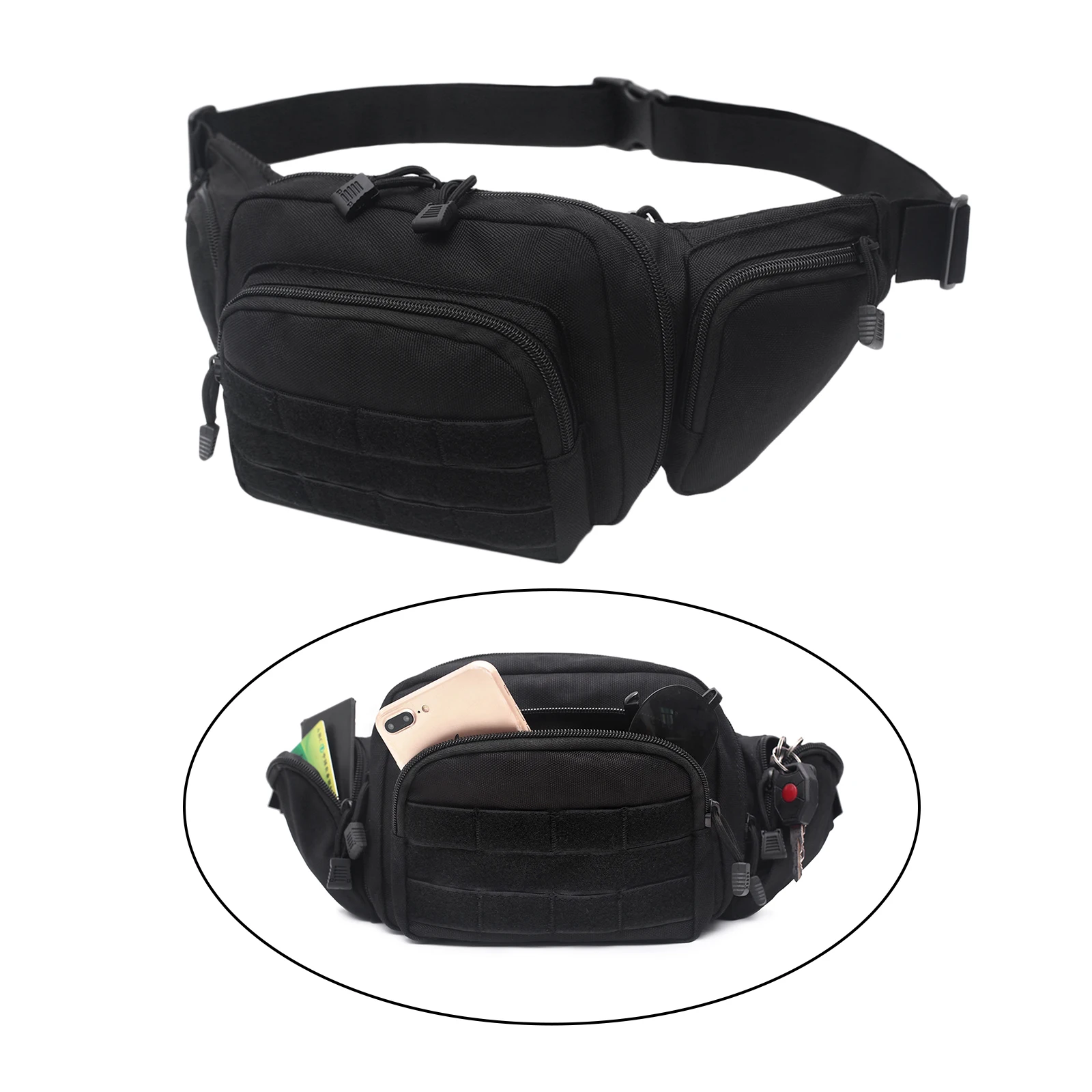 

Outdoor Waist Pack Sling Shoulder Bag for Men Women Outdoor Belt Backpack