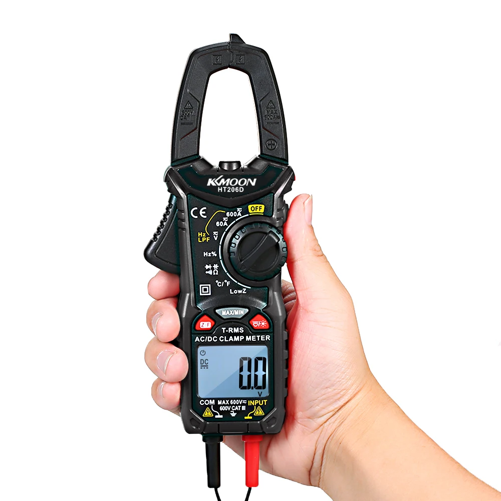 Цифровой мультиметр зажим HT206D Токоизмерительные клещи тестер сопротивления