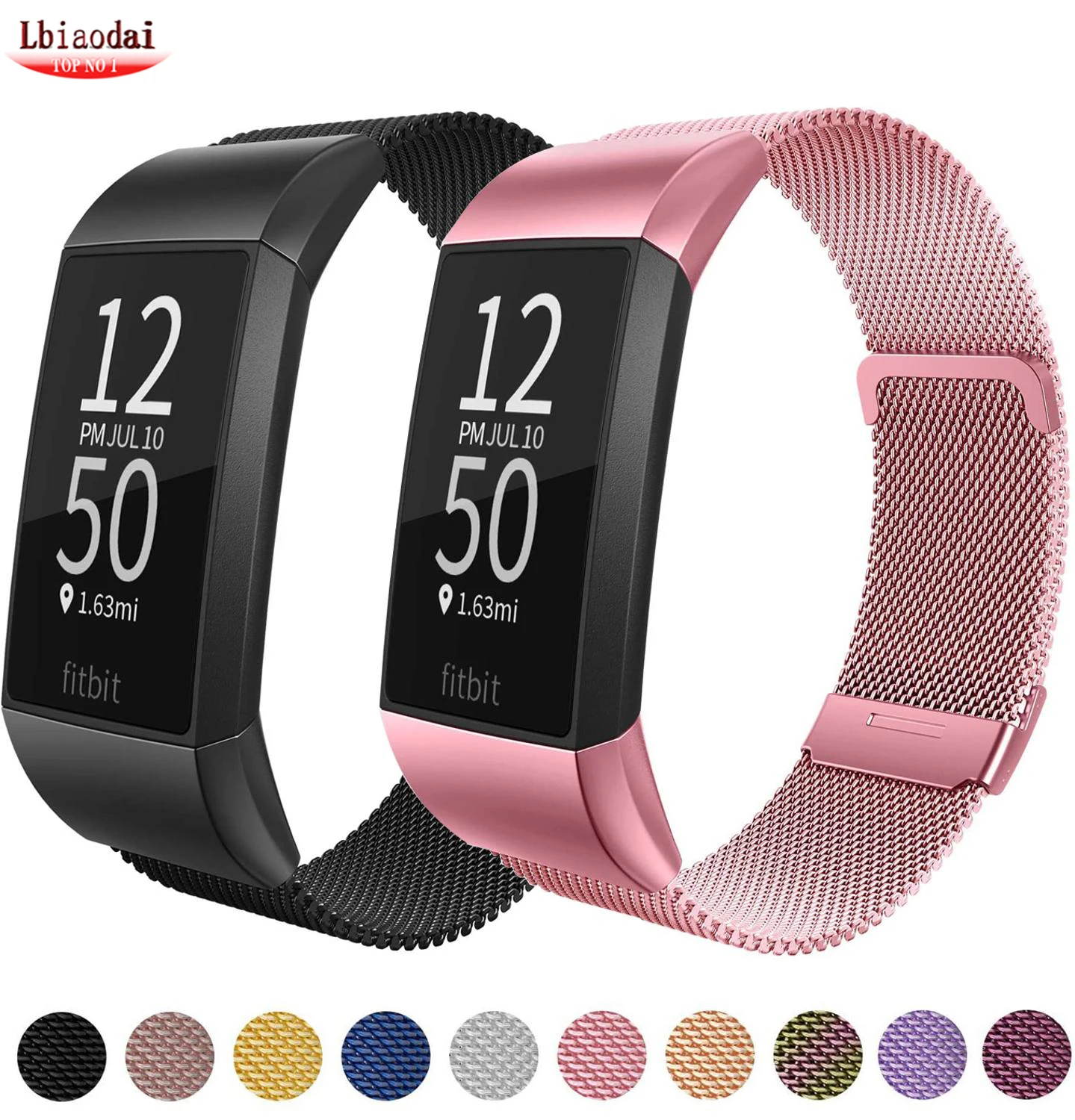 

Milanese band For fitbit charge 3 band replacement charge4 wristband stainless steel watch bracelet strap fitbit charge 4 band