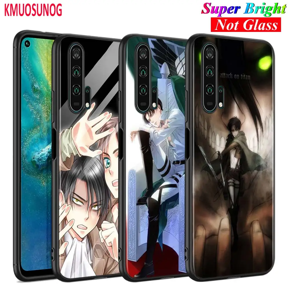 

Black Silicone Cover Anime Japanese attack on Titan for Huawei Honor 10i 9X 8X 20 10 9 Lite 8 8A 7A 7C Pro Lite Phone Case