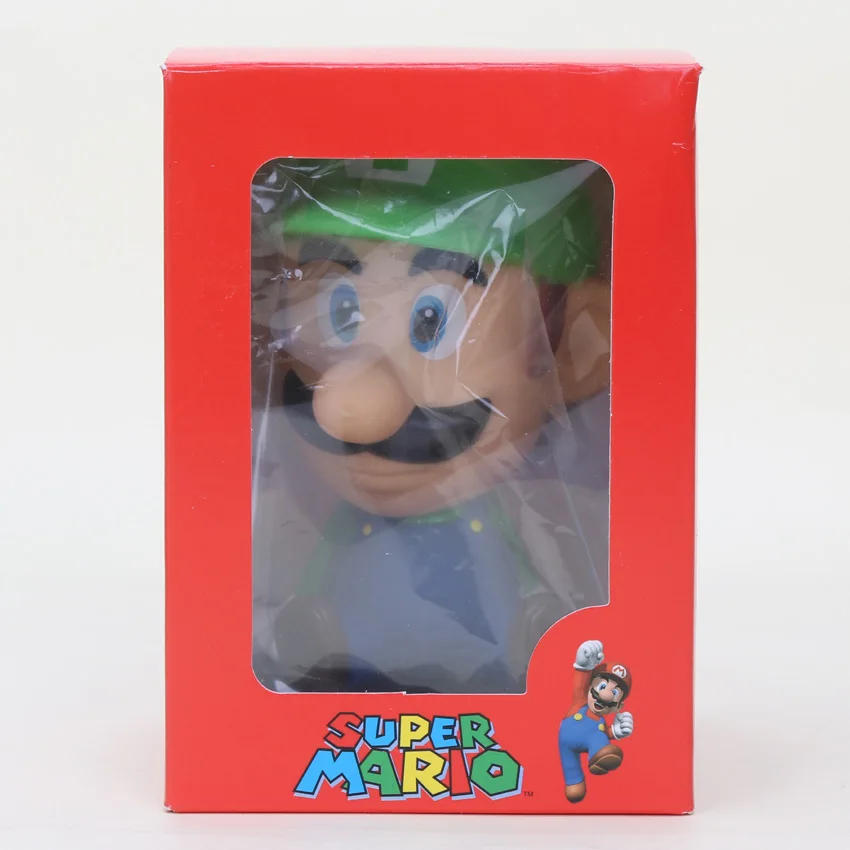 15 luigi box Качающиеся головы Аниме Фигурка экшн Капитан Америка Человек-паук детские стражи галактического дерева мужчины прекрасный автомобильный держатель подарки - Цвет: 15 luigi box