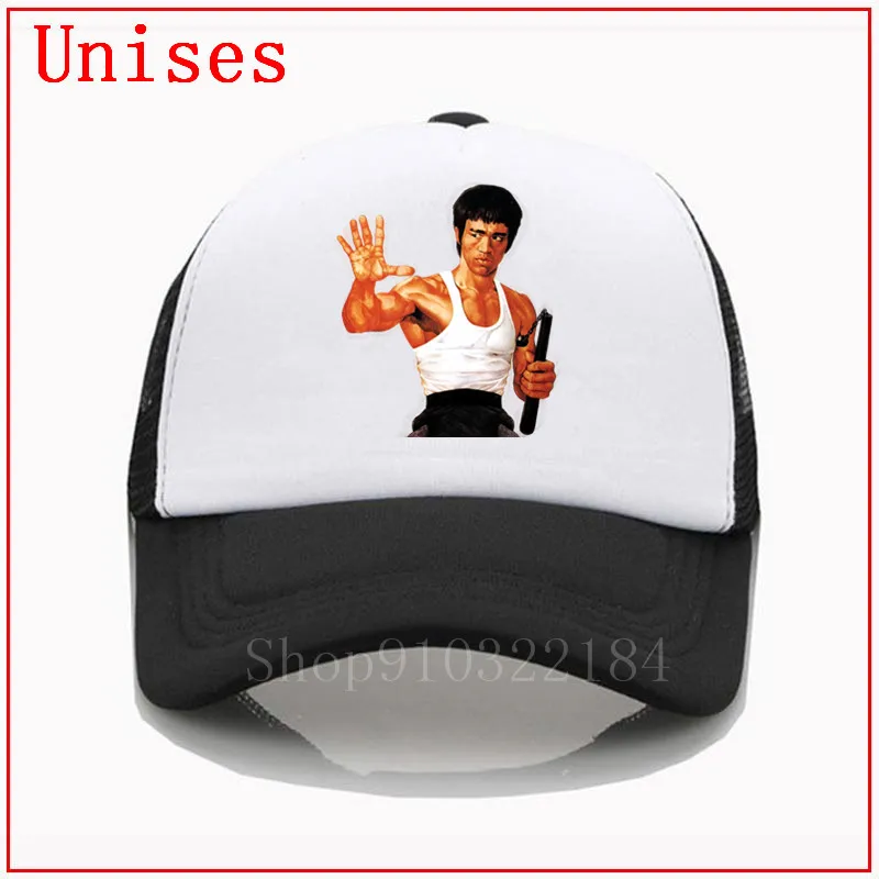 Lee Мода 2017 бейсболка в стиле Брюса китайского кунг-фу с персонажем из фильма