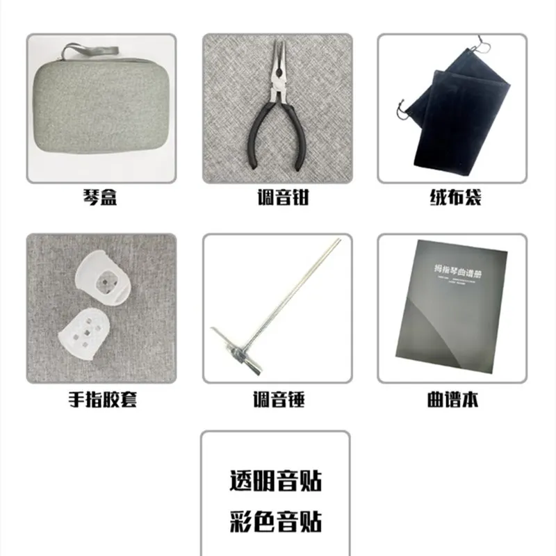 Double row 33 key thumb piano 24 keys professional Kalimba bag xylophone vibraphone portable keyboard Musical instrument Bamboo