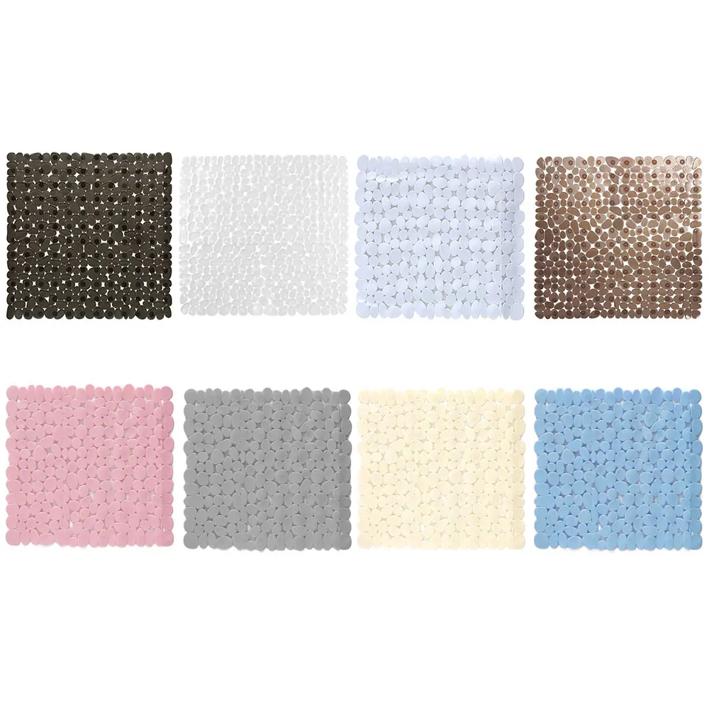 Коврик для ванной Быстрый слив коврик душа Противоскользящий ковер часы с чашкой