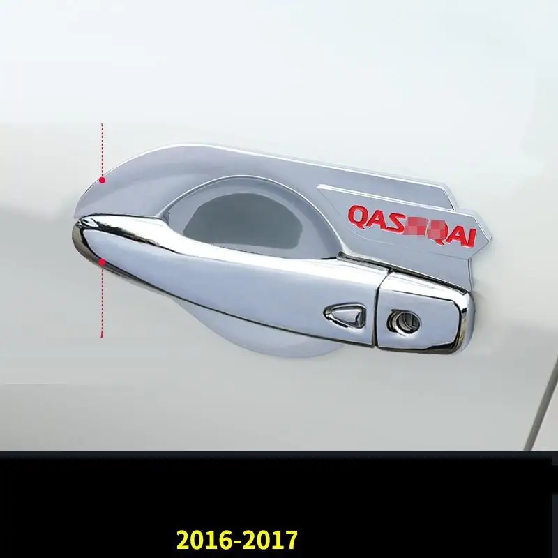 Автомобильные хромированные накладки на передний бампер с ручкой для внешней