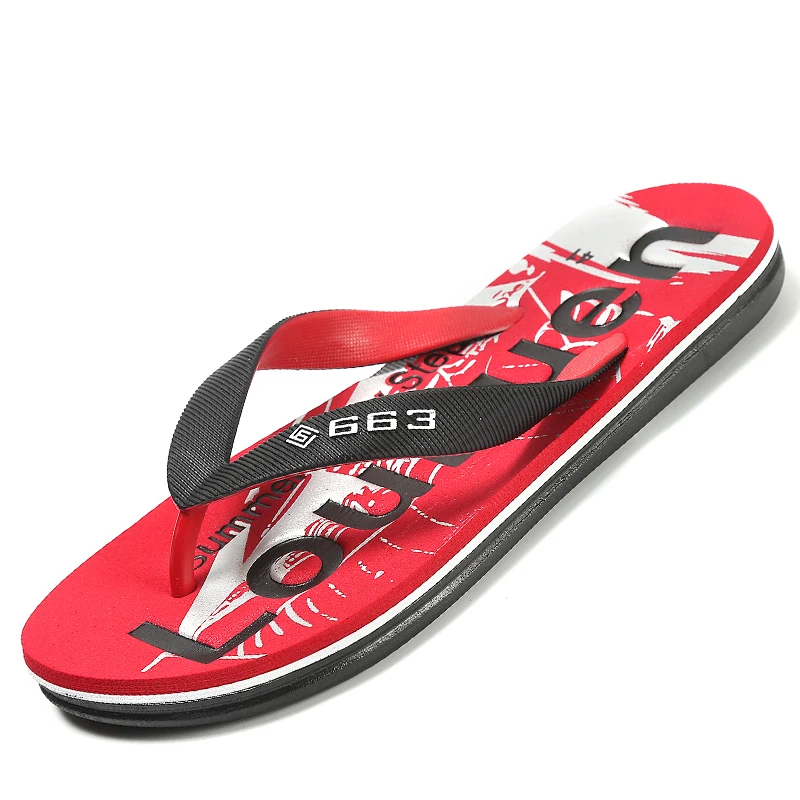 High Quality Brand Hot Sale Flip Flops Men Summer Beach Slippers Men Fashion Concise Casual Men Slippers Summer Outdoor