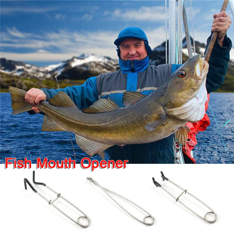 

Fishing Decoupling Portable Fish Mouth Spreader Stainless Steel Fish Jaw Spreader Fish Mouth Opener Tackle Tool