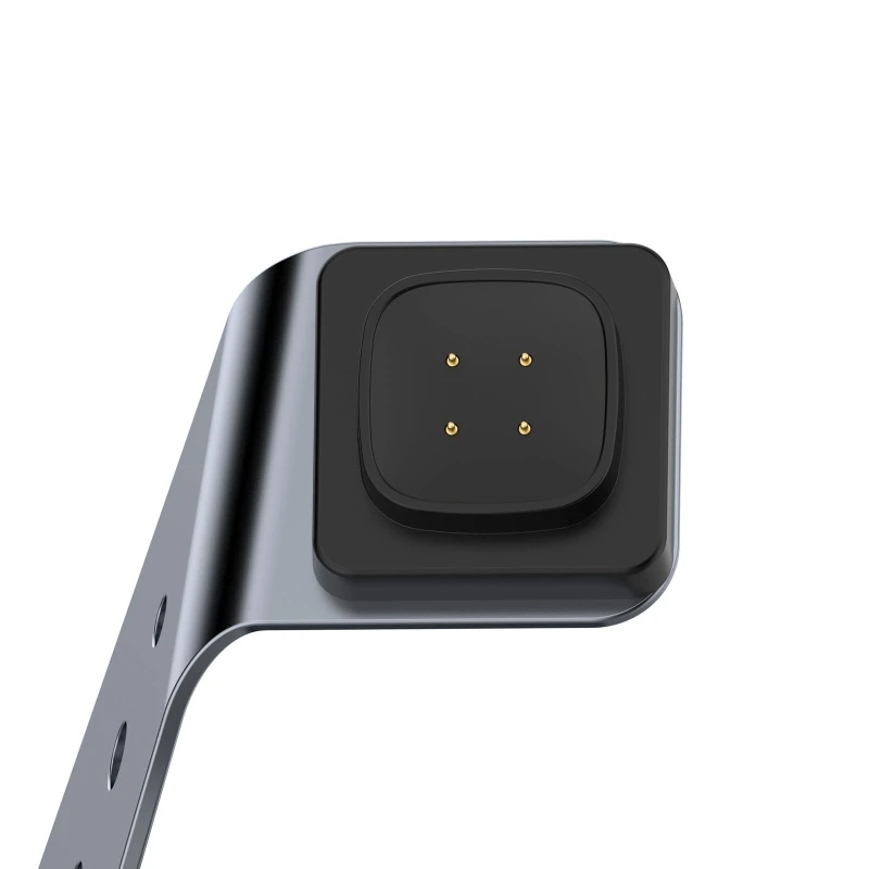 

Aluminum alloy USB Charging Dock Cradle Dock Holder for Fitbit Versa 3 Sense Magnetic Charger Stand Smart Watch