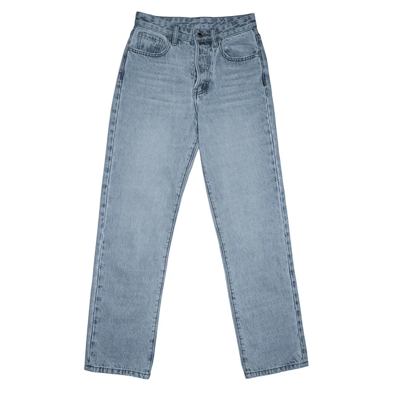 2021 свободные джинсы с высокой талией для женщин удобные модные повседневные