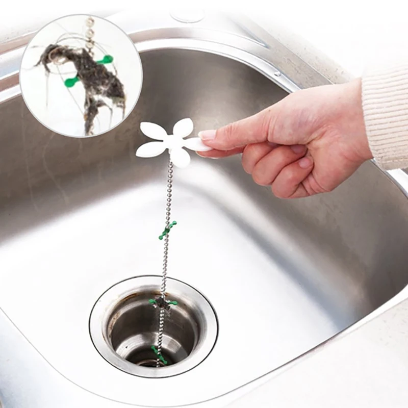 

Sink Pipe Drain Cleaner Hair Sewer Filter Sewer Hair Cleaner Kitchen Bathroom Anti-Blocking Drainage Facility