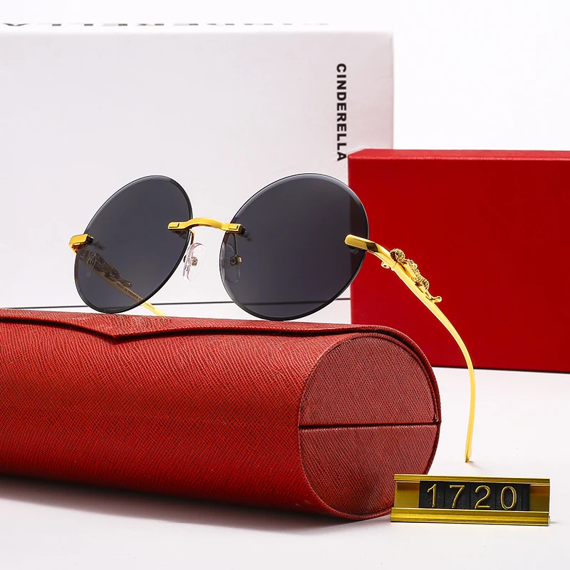 

2021 New Luxury Sunglasses Ladies Top Brand Designer AAA Round Sun Glass Multicolor Original Logo 1:1 Glasses Gafas de sol UV400