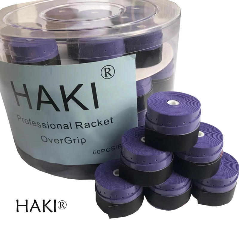 10 шт. HAKI липкие теннисные Захваты Overgrip перфорированные сквош ракетки захват