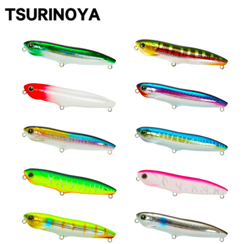 

Приманка TSURINOYA Floatinig для рыбалки Карандаш 80 мм/7,5 г 110 мм/18,8 г плавающая твердая приманка Isca Искусственные воблеры рыба