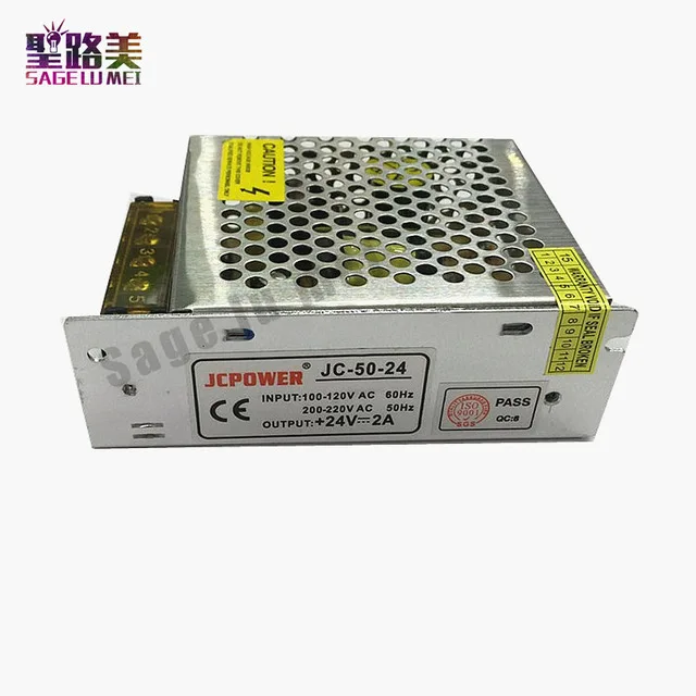 Универсальный Регулируемый светодиодный трансформатор AC110V 220V к DC24V 1A 2A 3A 5A 10A 15A 20A