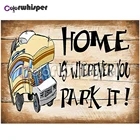 Алмазная живопись, полноразмернаякруглая Алмазная вышивка с надписью Home, где бы вы ни находились, TH353