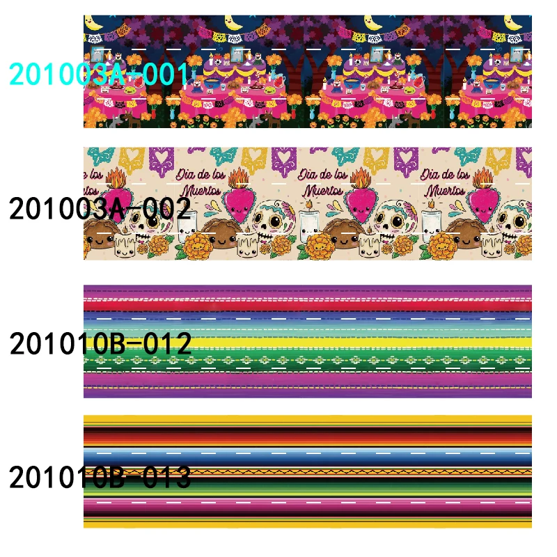 

(50 yards/lot) New arrival 38mm Mexican blanket stripe printed grosgrain ribbon