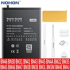 Аккумулятор NOHON для Xiaomi Redmi Note 8 8T 5A 7 3 Pro 2 4 4X 5 Mi 9 8 5X 5 4C батарея BN46 BN30 BN31 BN41 BN43 BN45 BN4A BM22 BM35 сменный литий-полимерный батарея