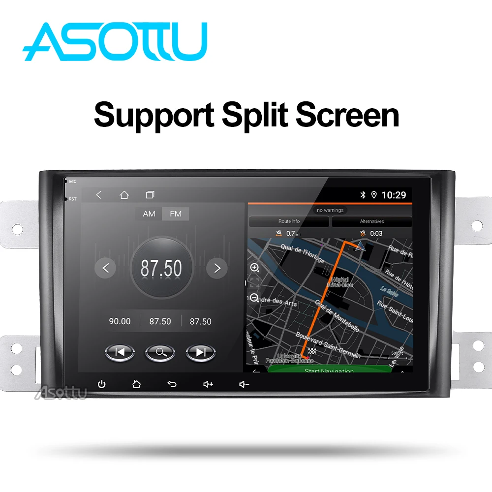 Asottu ips Android 9,0 PX30 автомобильный dvd для Suzuki Grand Vitara 2005-2012 мультимедиа головное устройство gps Радио Стерео gps навигация