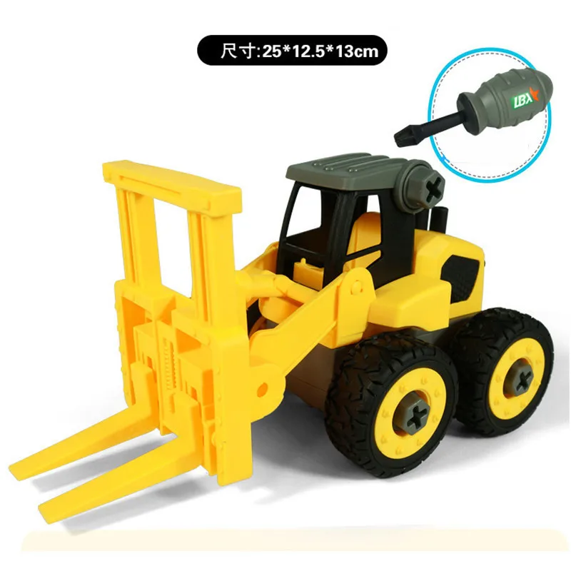 9 kinds DIY Assemble Engineering Vehicle Educational Toys For Boys Nut Screw 3D Model Building Kits | Игрушки и хобби