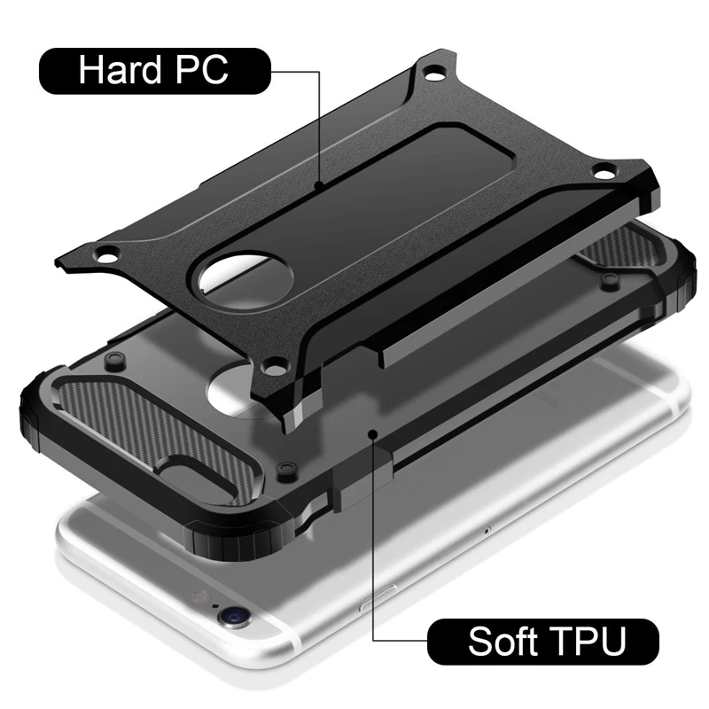 Прочный двухслойный защитный чехол для iPhone 11 SE 2020 Pro Max 2019 6 6s 7 8 Plus X XS XR