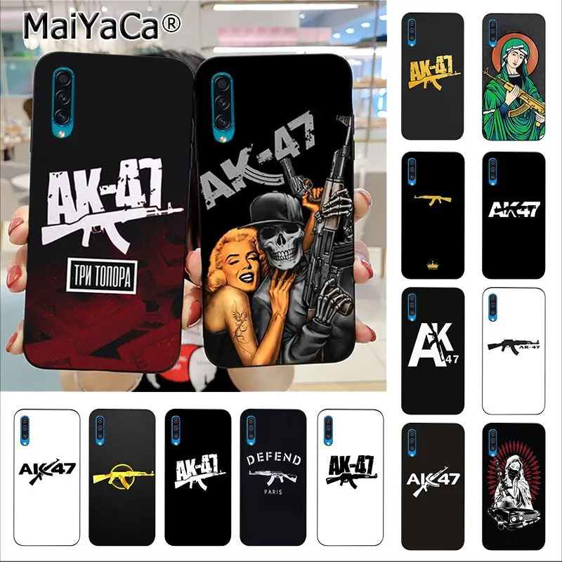Красивый чехол MaiYaCa AK47 Gun для телефона Samsung A10 20s 71 51 10s 20 40 50 70 A9 2018 | Мобильные