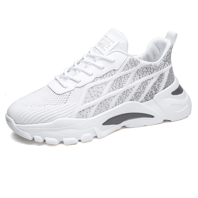 Running Shoes Man Trainers Sport Shoes Outdoor Walkng Jogging Shoes Trainer Athletic Shoes Male Men Sneakers Gray Platform Shoes