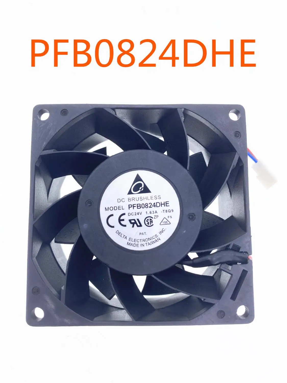 

PFB0824DHE 24V 1.63A original Delta 8038 super-large air cooling fan