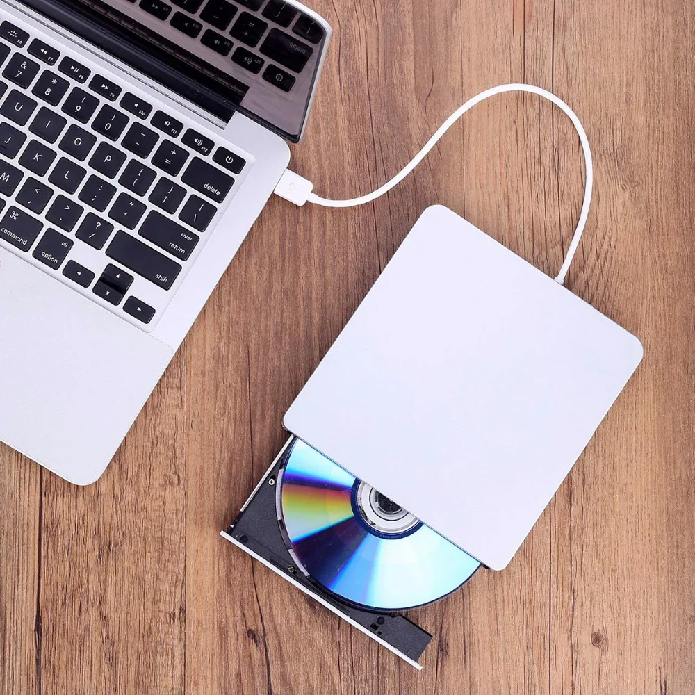 USB 2.0 Portable External VCD CD-RW Read And Writer CD DVD ROM Reader Player Drive For IMac MacBook Air Pro Laptop PC | Электроника