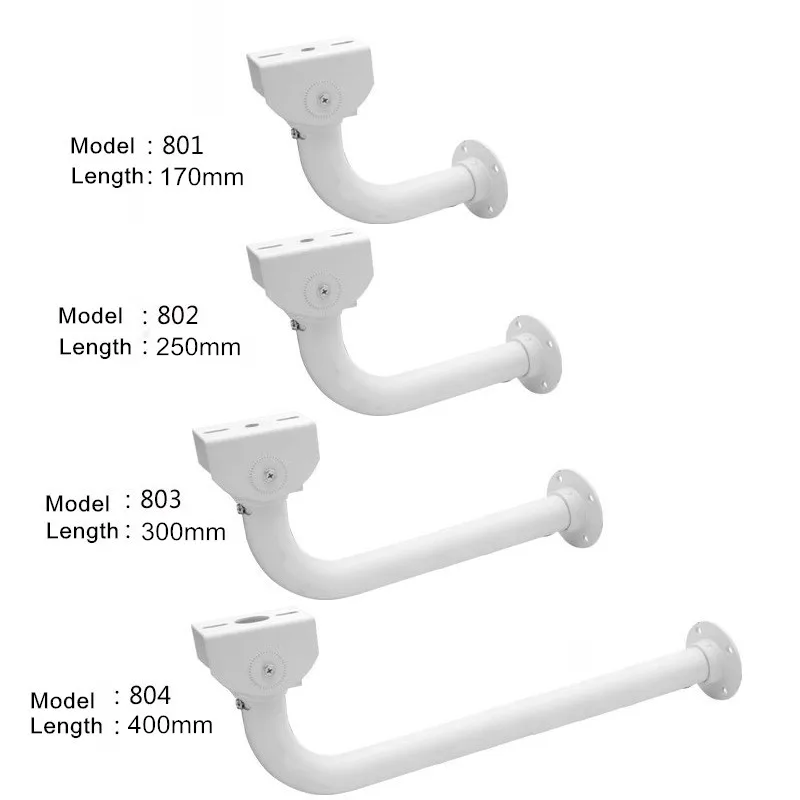 

L Type Aluminum Alloy Indoor Outdoor Extend Wall Mount Stand Hikvision Dahua Surveillance Security CCTV Camera Mounting Bracket