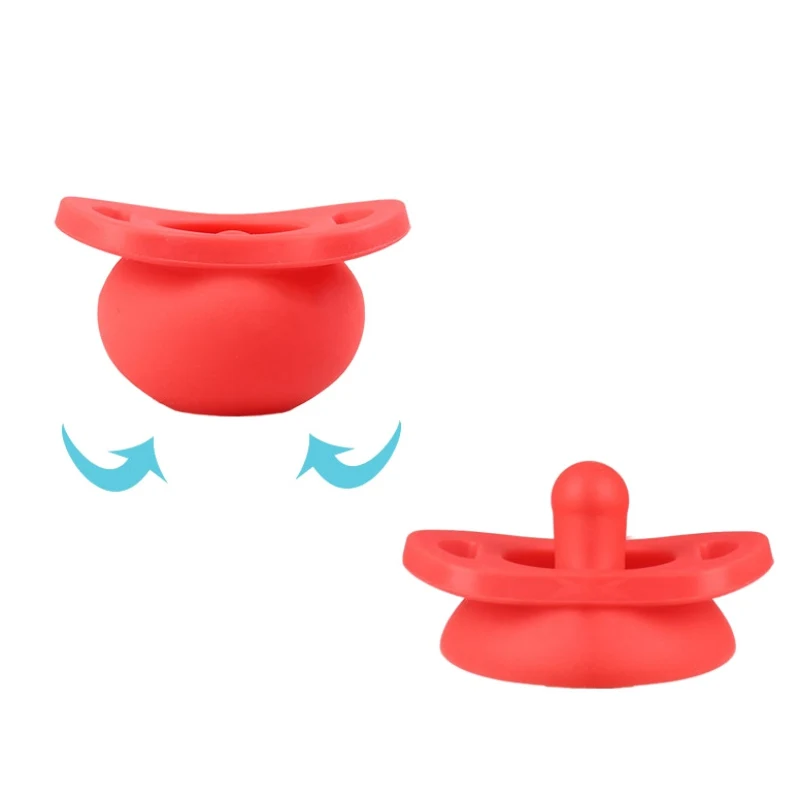 

Soothie Snuggle Pacifier Holder with Detachable Pacifier Baby Silicone Pacifiers