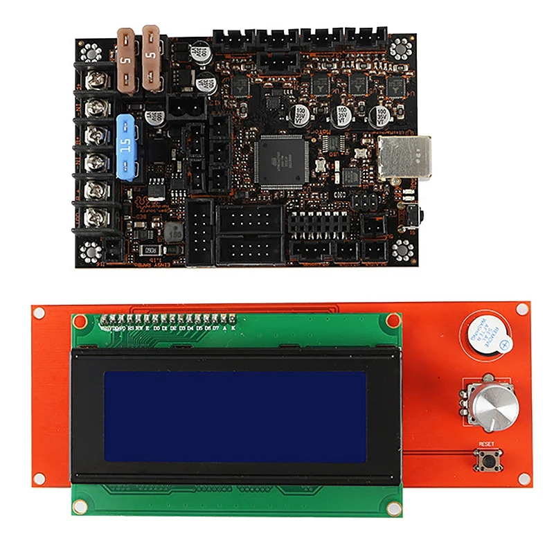 Комплект материнской платы 3D принтера для Prusa MK3/3S Einsy Rambo 1.1B с TMC2130 SPI + 2004Lcd|Детали и