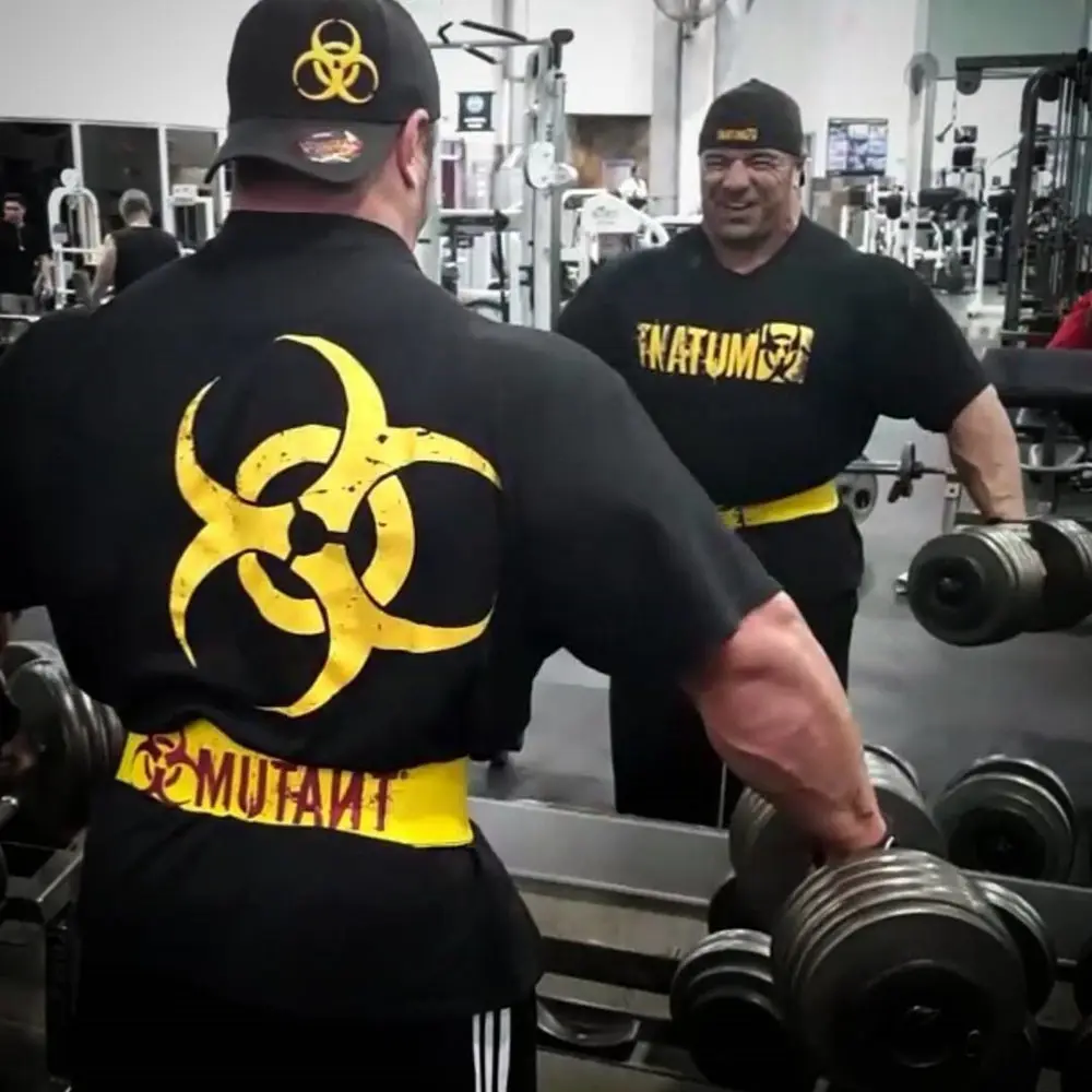 Футболка мужская Спортивная с коротким рукавом хлопок модный принт Кроссфит