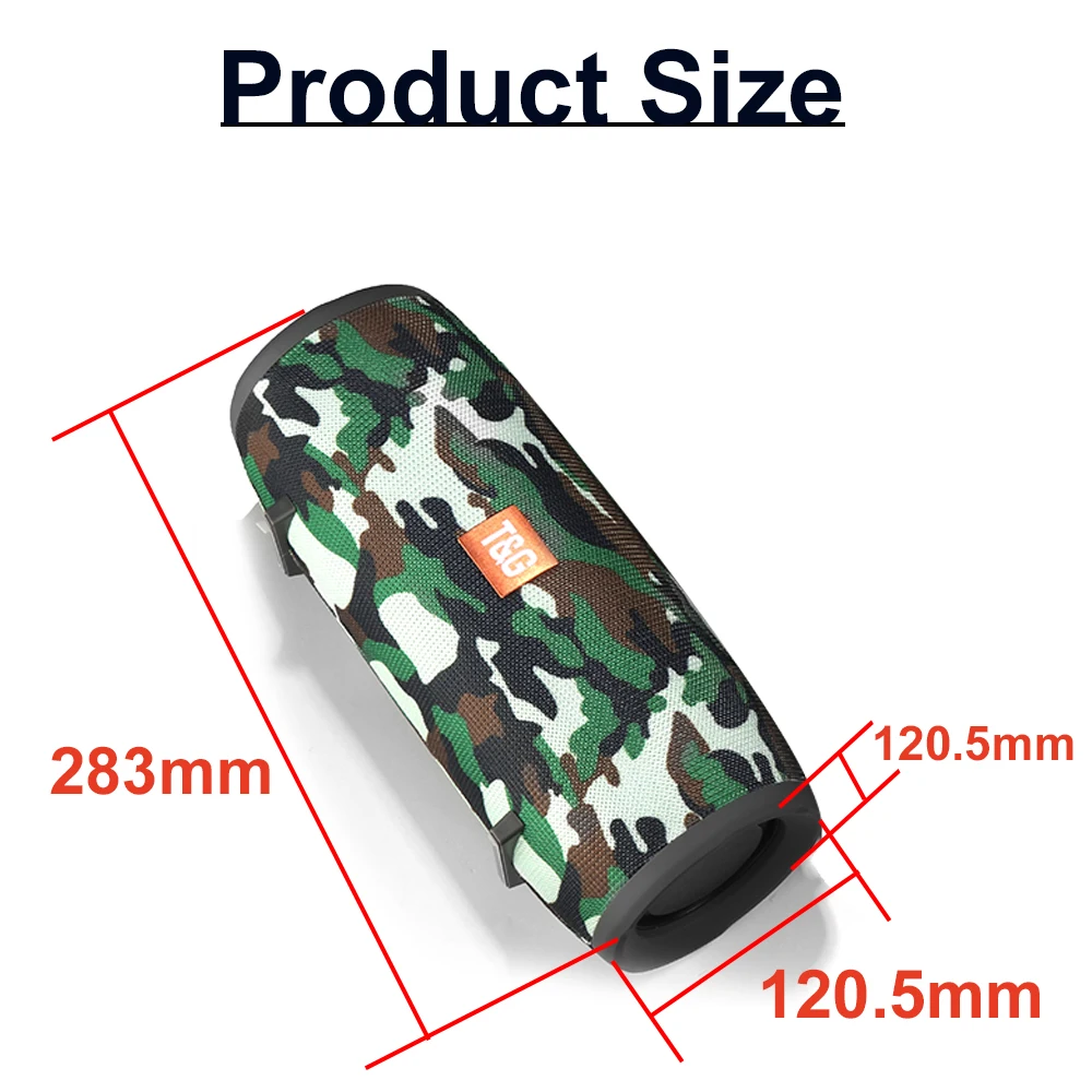 Оригинальный бренд TG118 динамик высокой мощности 20 Вт Bluetooth колонка